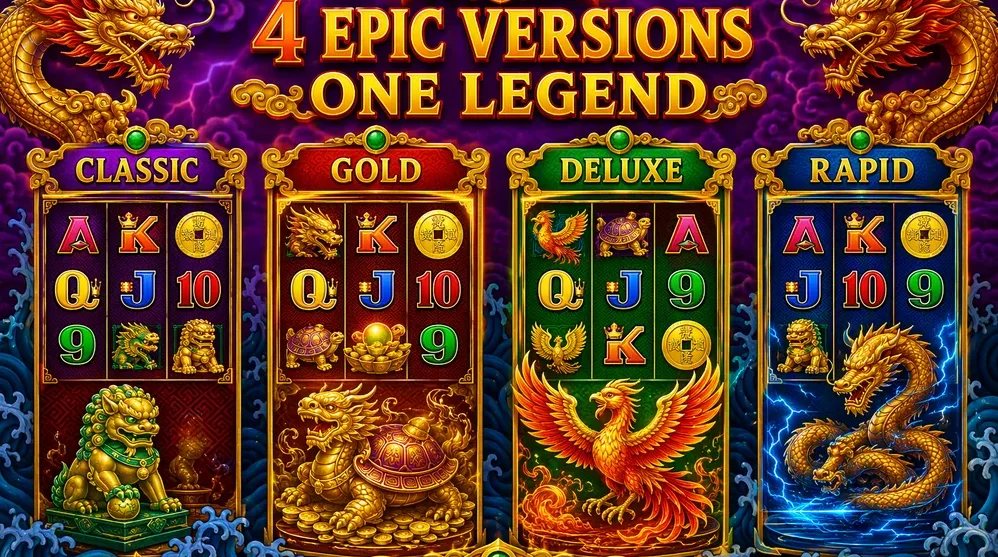 side-by-side comparison of different slot versions